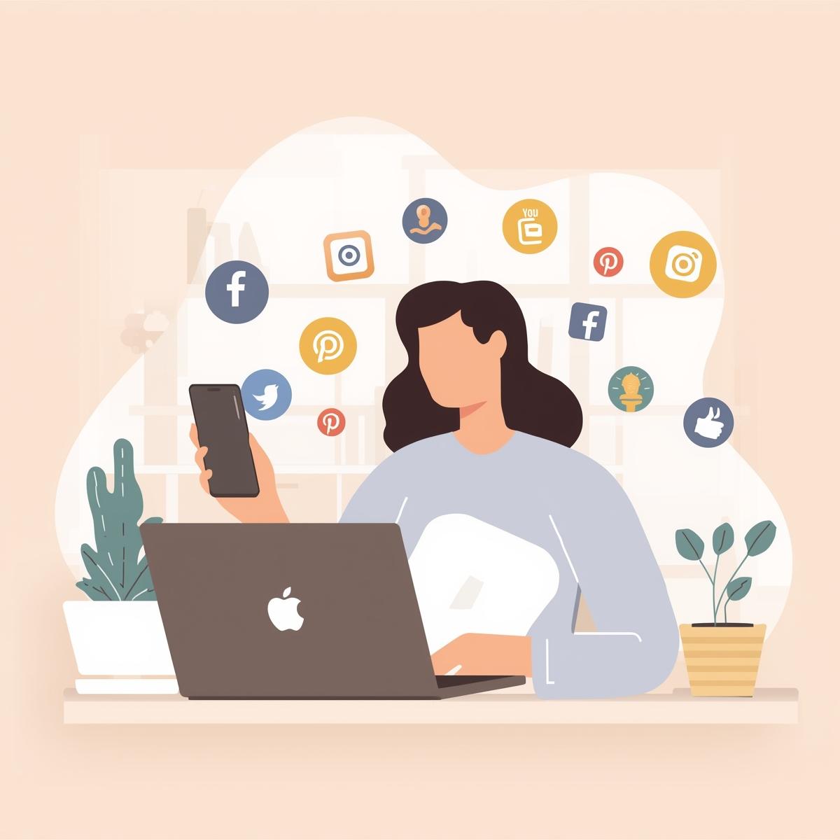 Social Media Handling Image